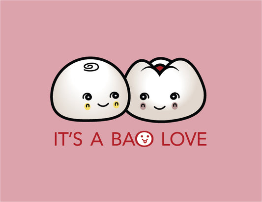 It's A Bao Love Print